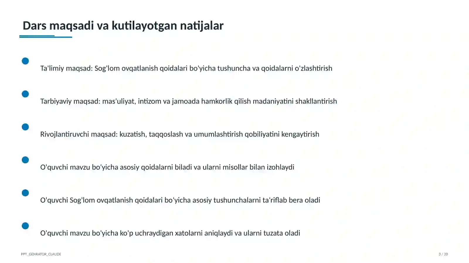 Sog'lom ovqatlanish qoidalari 2