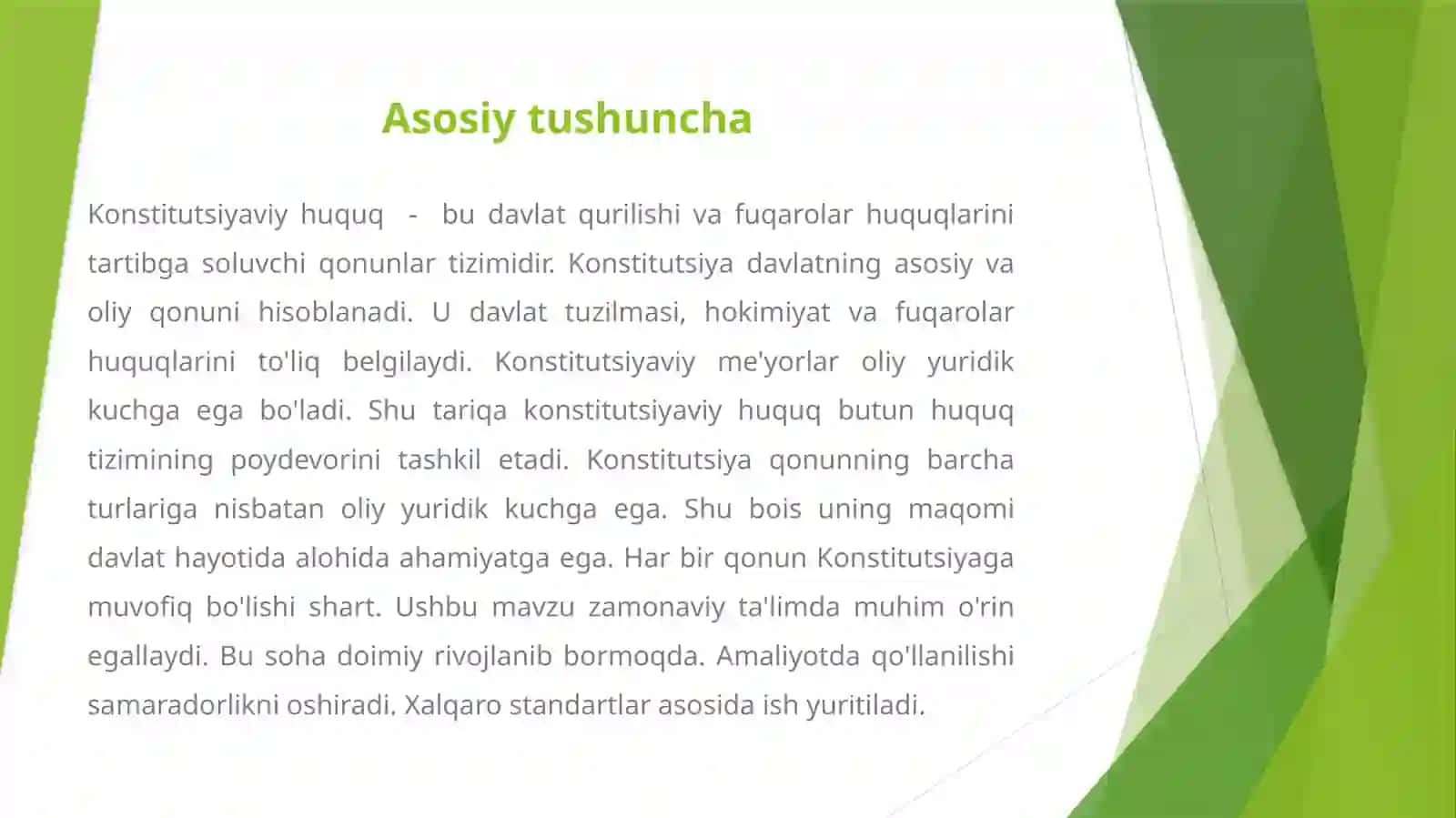 Konstitutsiyaviy Huquq va Fuqarolarning Asosiy Huquqlari 3