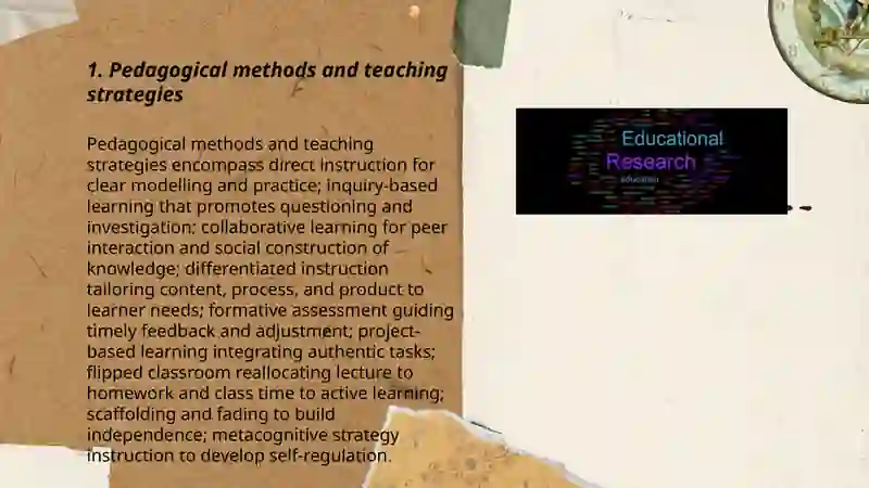 Pedagogical methods and teaching strategies 3