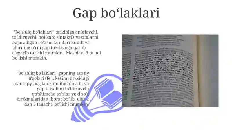 Soʻz-gaplar, ularning turlari 3