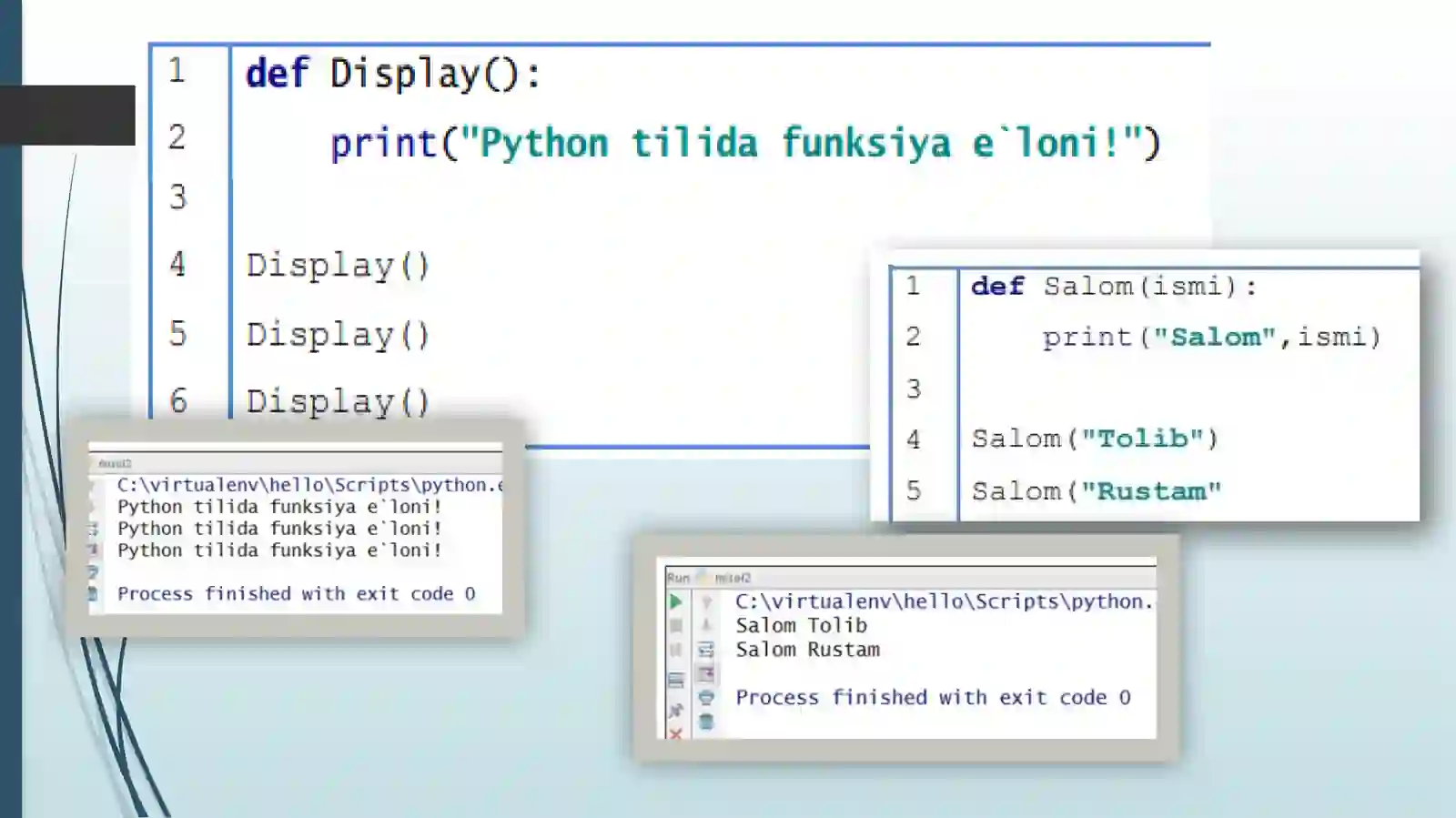 Python (Basic) Funksiyalar 3