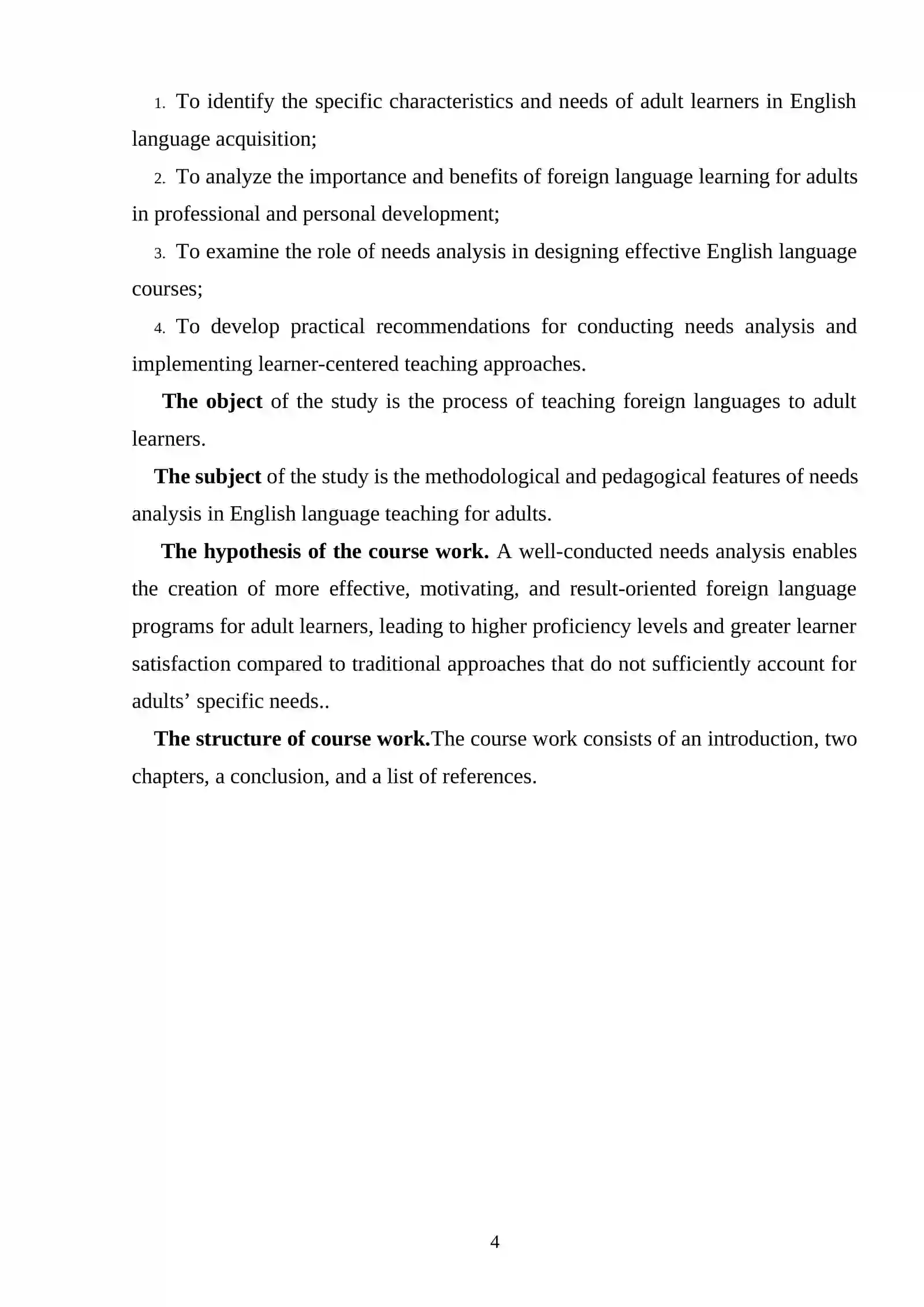 Needs analysis for adult learners 3