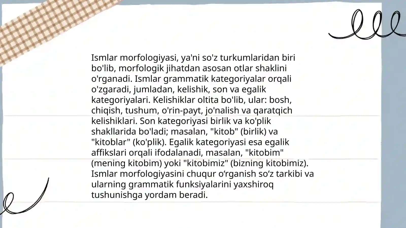 Boshlanģich sinf o'quvchilarini morfologik tahlilga o‘rgatish 3