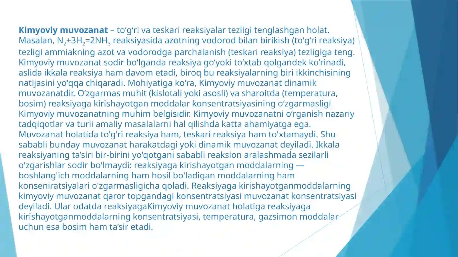 FIZIK KIMYO FANIDAN KURSISHITAQDIMOTI 3