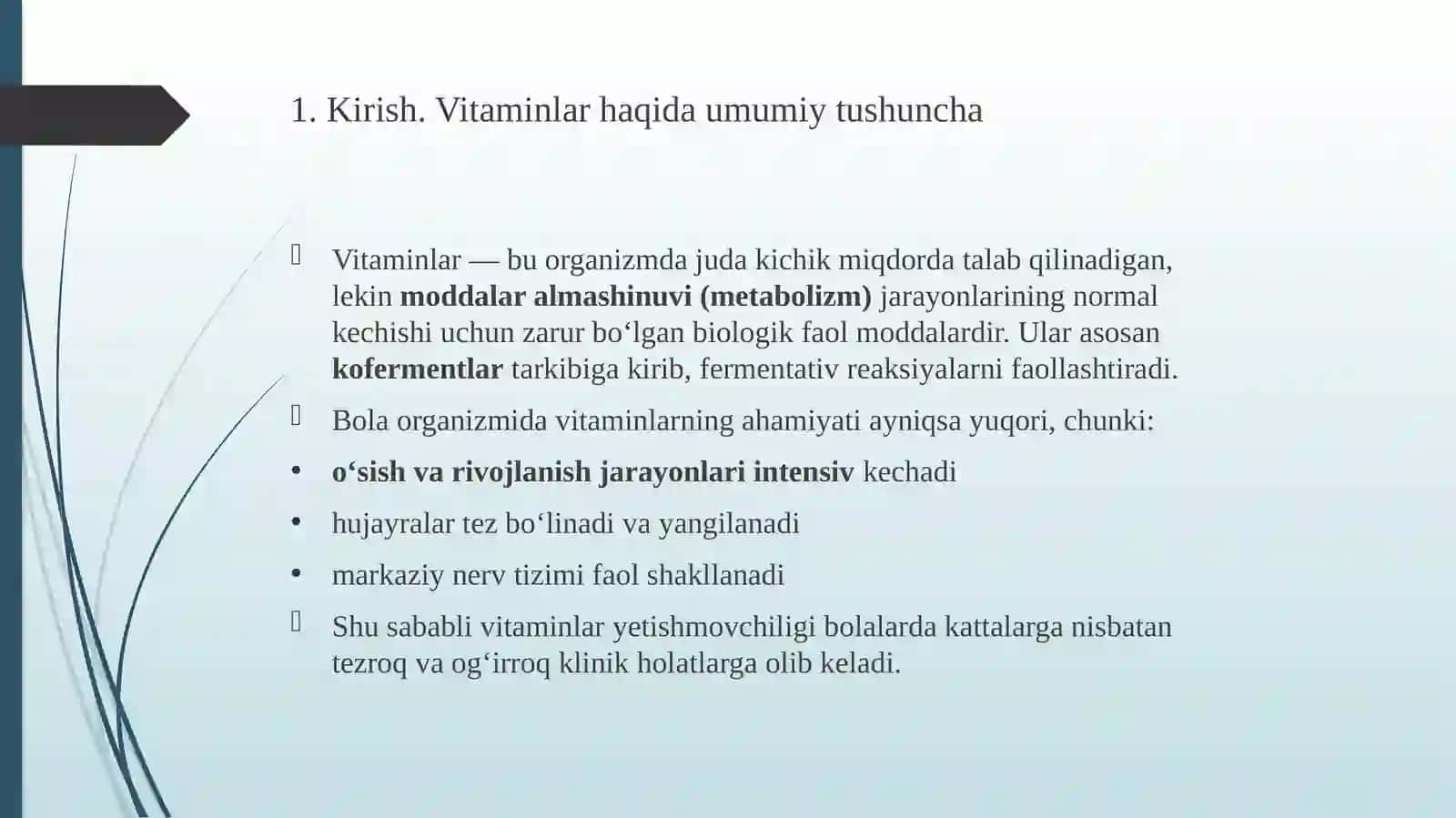 TOSHKENT DAVLAT TIBBIYOT UNIVERSITETI NORMAL VA PATOLOGIK FIZIOLOGIYA KAFEDRASI 3