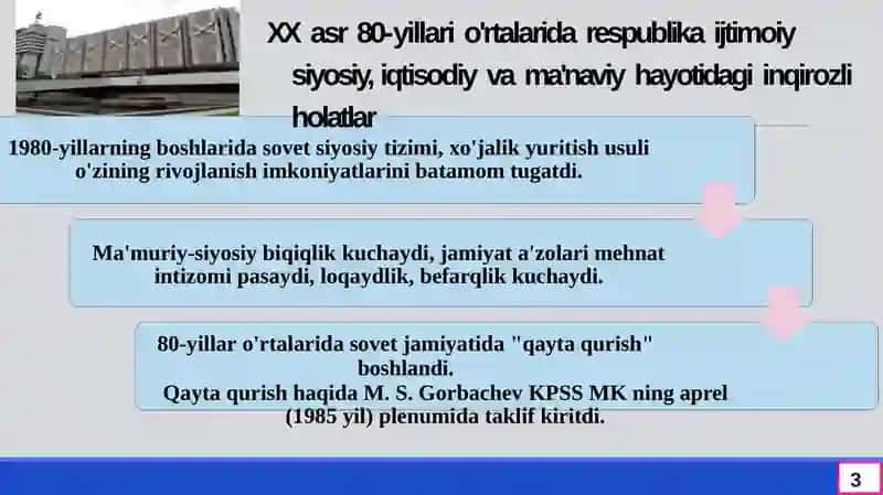 O'ZBEKISTONNING YANGI TARIXI 3
