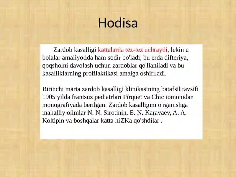 Zardob kasalligi 3