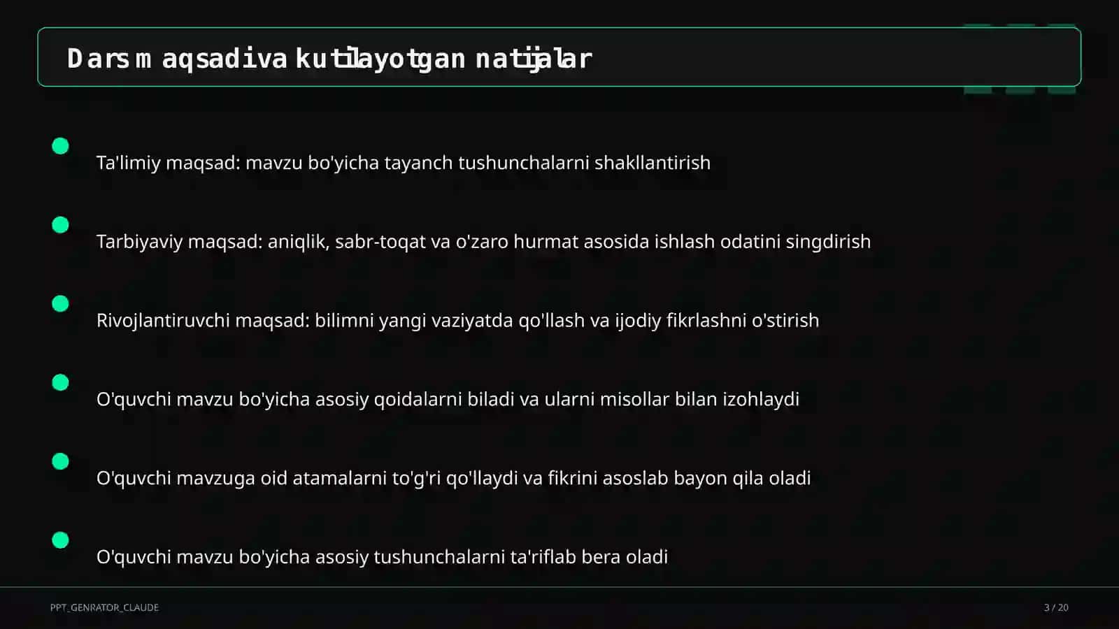 Axborot huquqi va shaxsiy ma'lumotlar himoyasi (11-sinf) 3