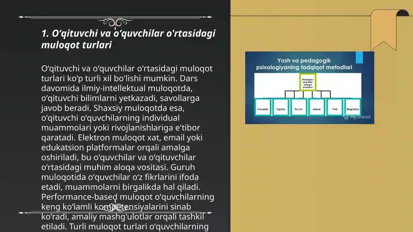 Oʻqituvchi faoliyatida muloqot madaniyati va psixologiyasi 3