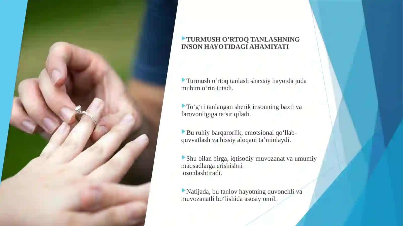 Turmush O’rtoq tanlash nazariyalari haqida umumiy tushuncha 3