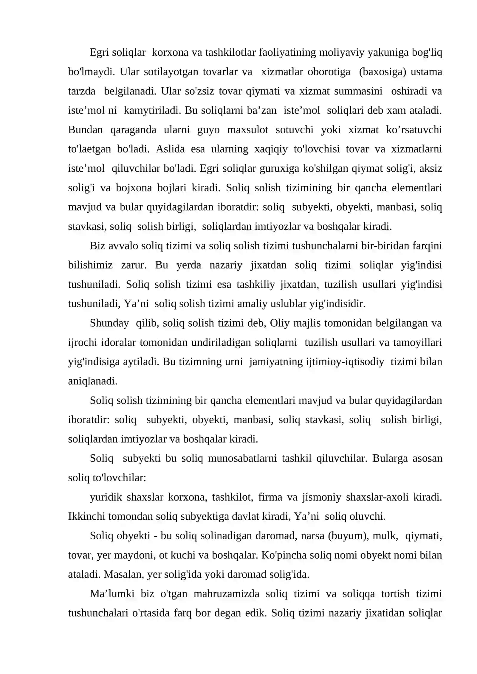 O’zbekistonda soliq–byudjet siyosati va soliq tizimining xususiyatlari 3