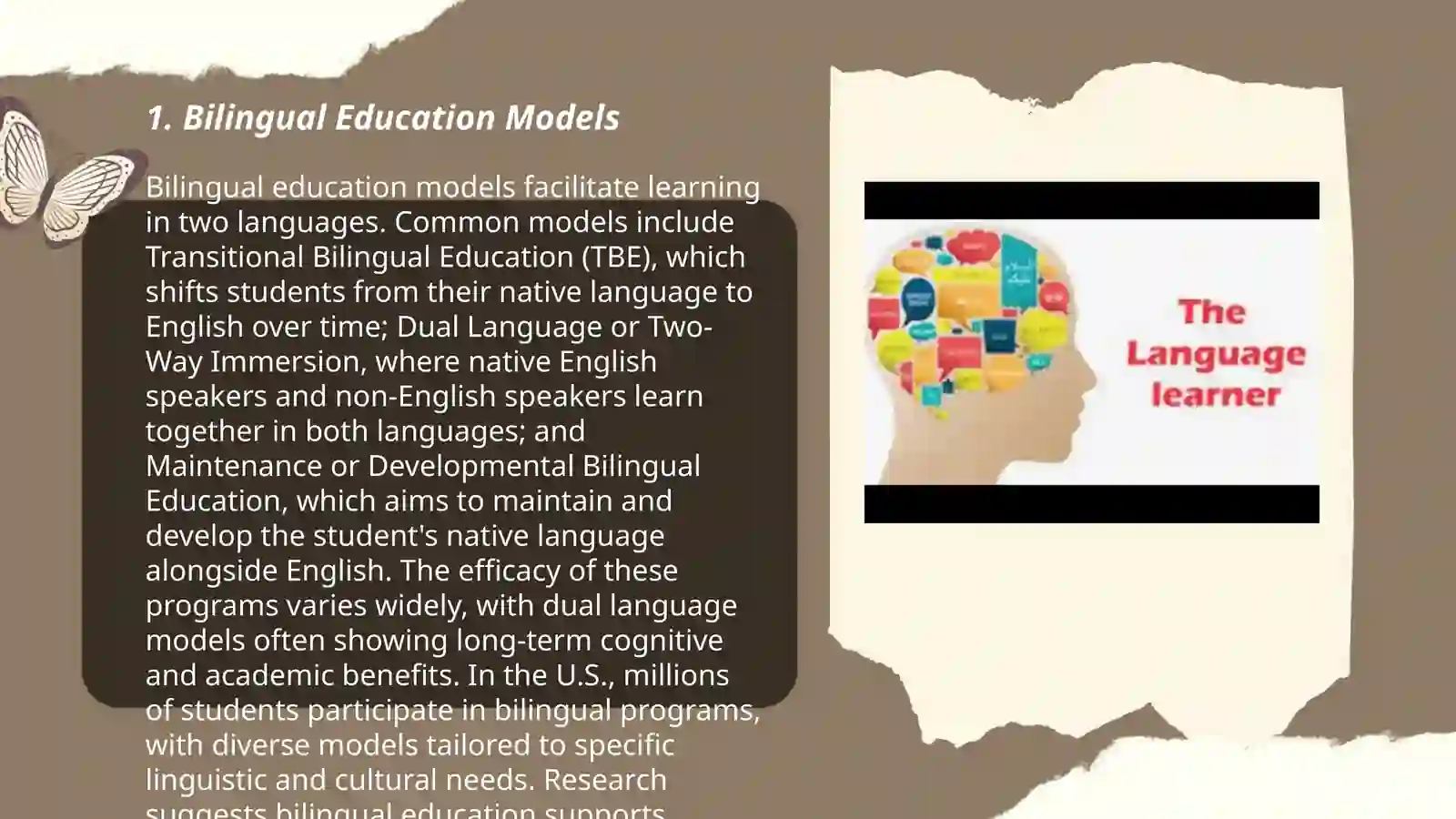 Bilingual approaches to language learning 3