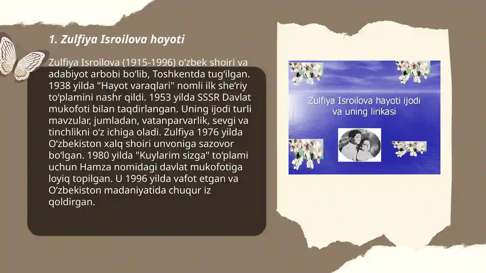 Zulfiya Isroilova hayoti 3