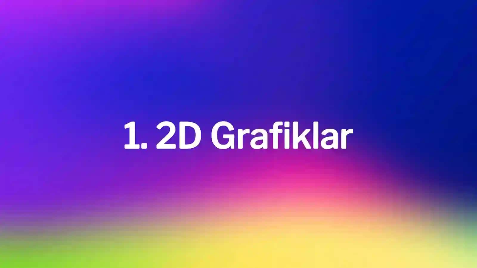 2D va 3D Grafiklarni Qurish haqida Ma'lumot 3