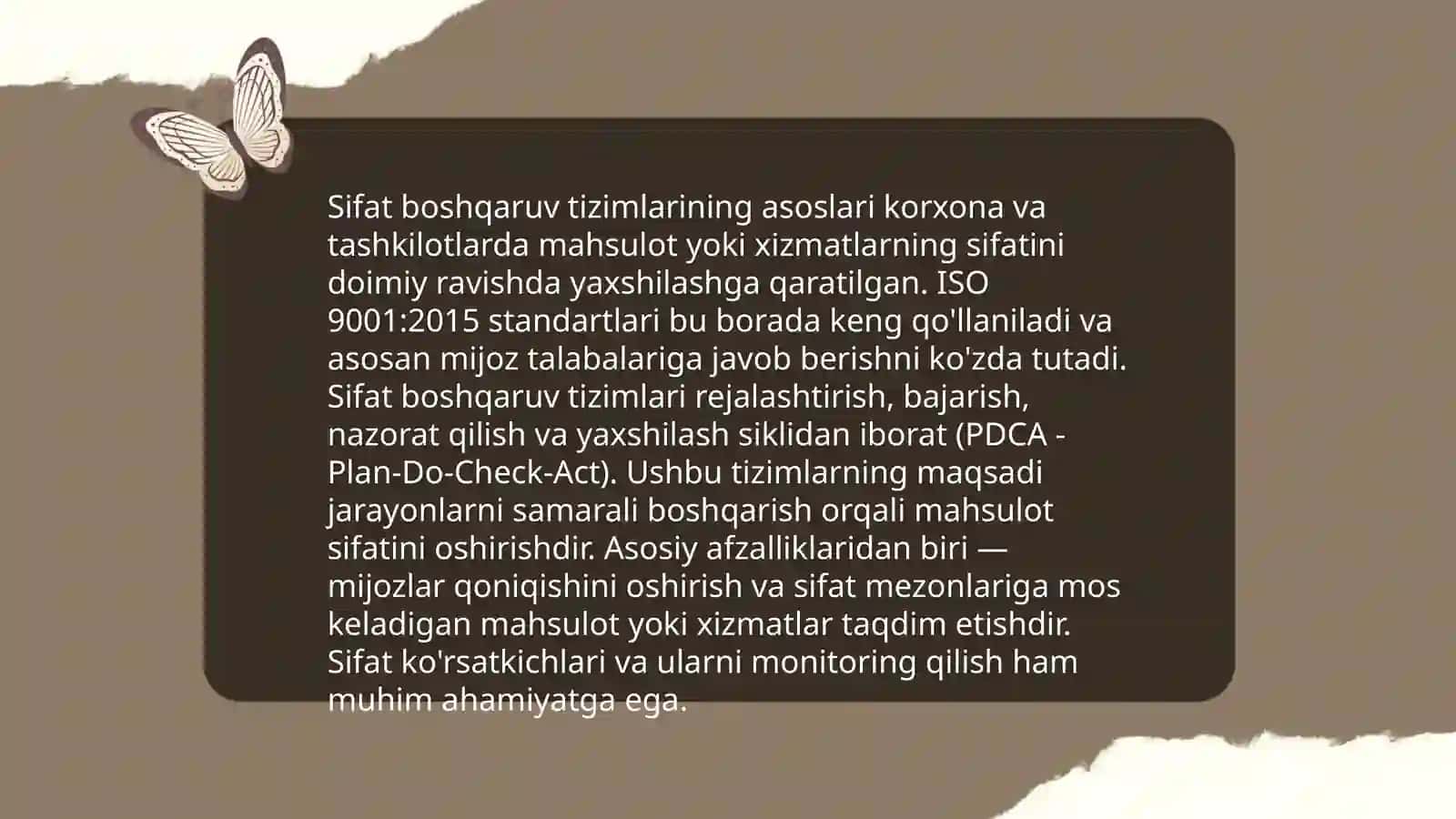 Sifat boshqaruv tizimlarining asoslari 3