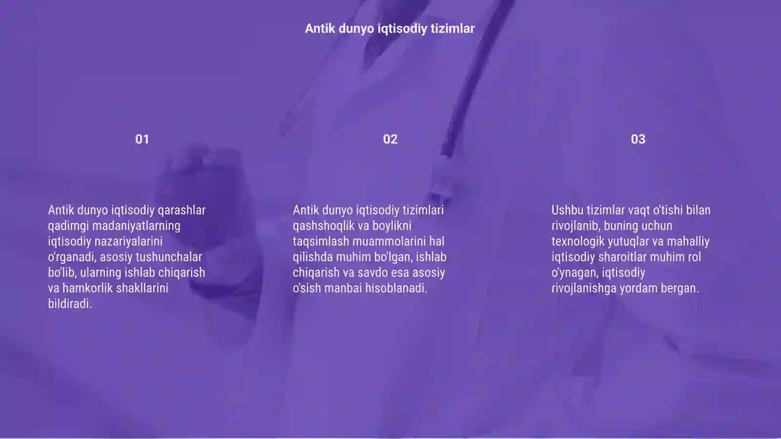 Antik dunyo iqtisodiy qarashlar 3