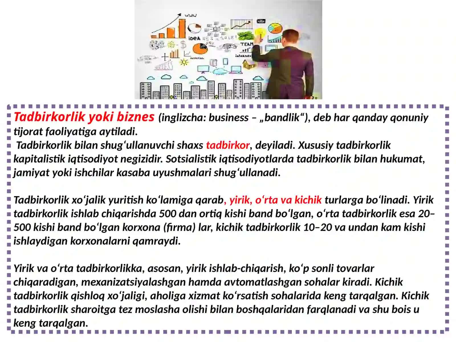 Tadbirkorlikvainnovatsionloyihalar’’ BO’YICHA TAYYORLAGAN TAQDIMOTI 3