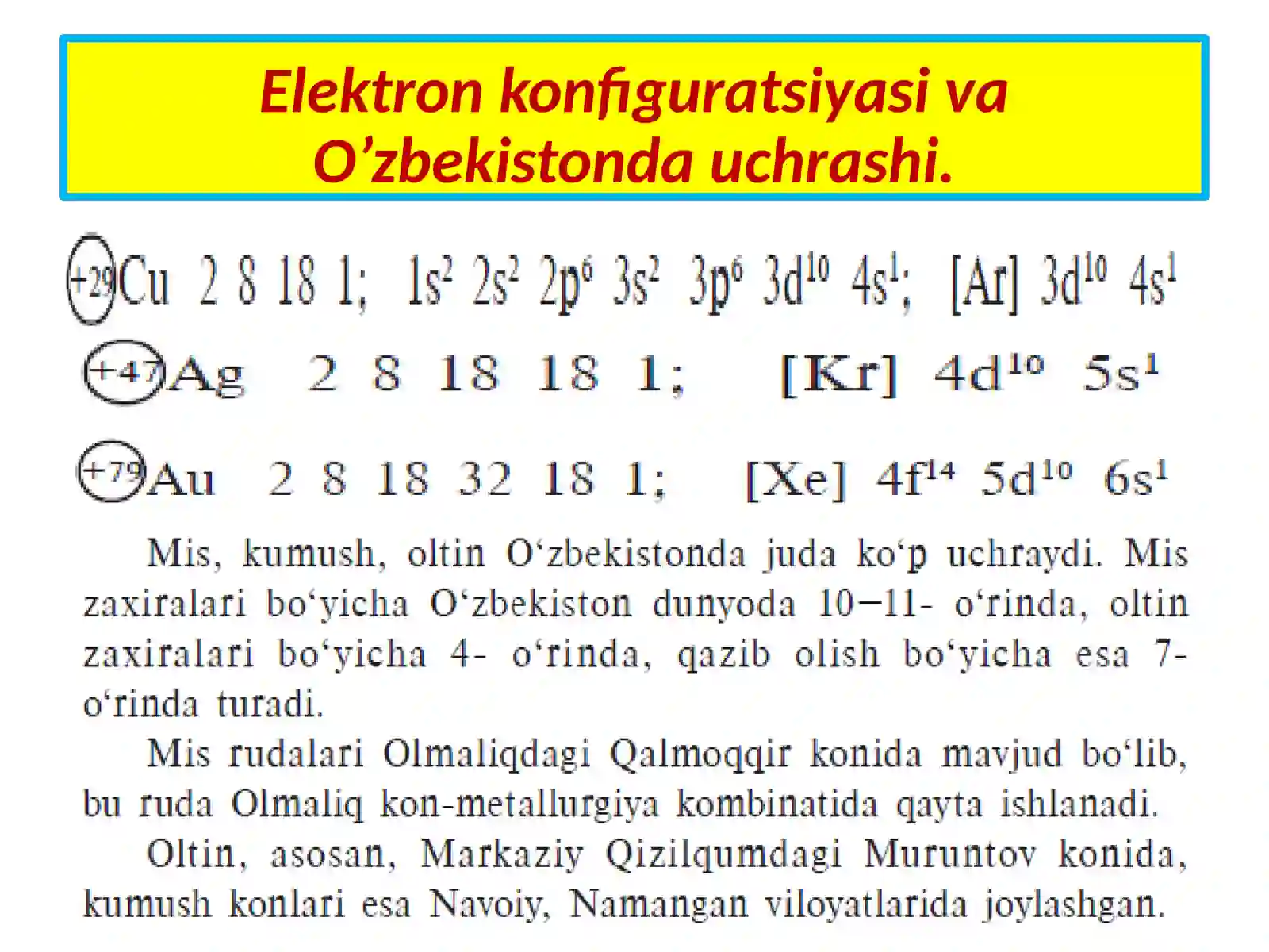 I B Guruh Elementlari 3