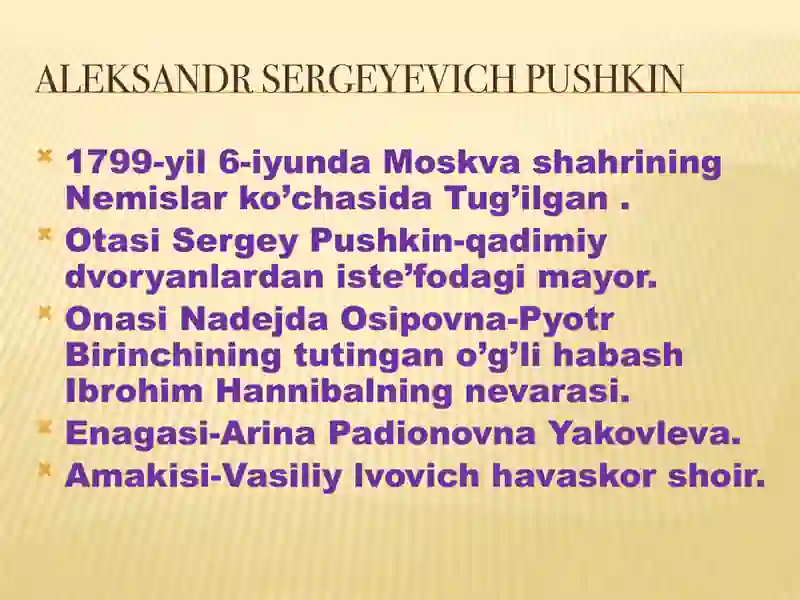 Aleksandr Sergeyevich Pushkin 3