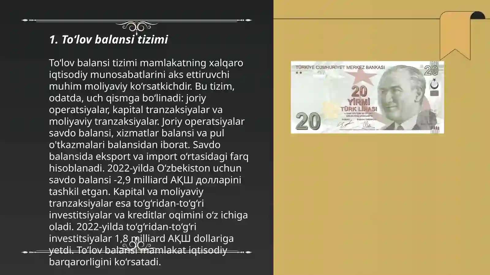 To‘lov balansi tizimi 3
