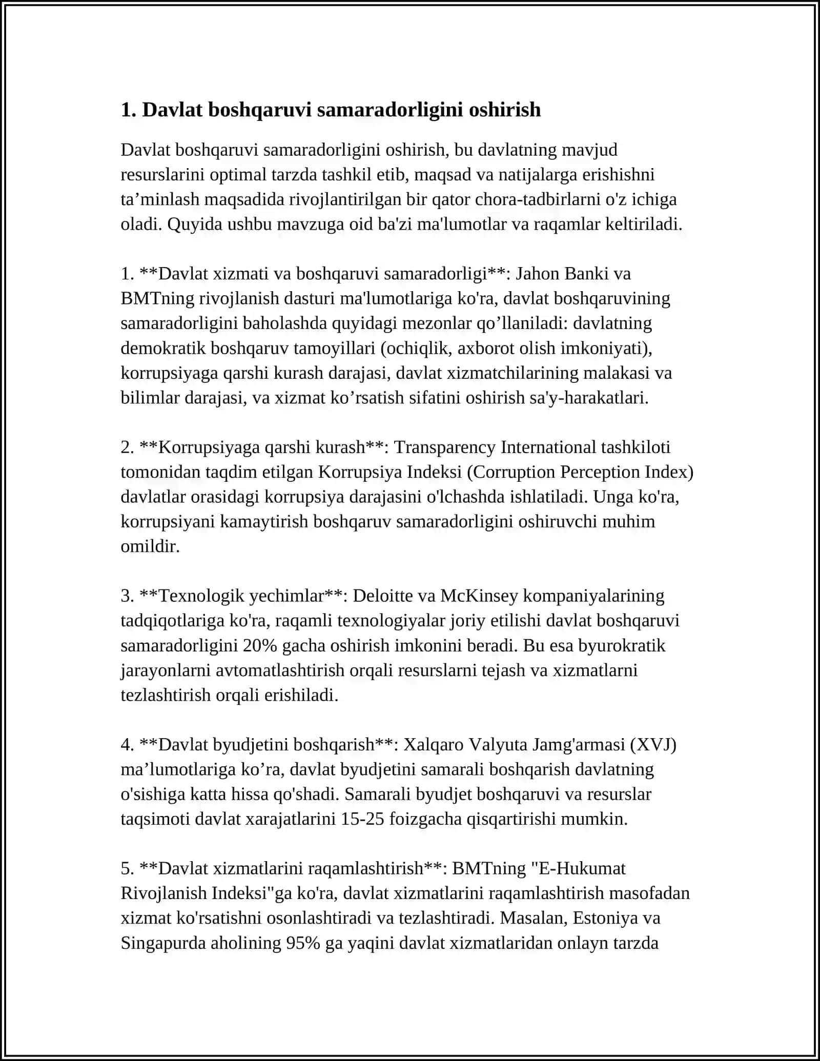 MUSTAQILLIK YILLARIDA DAVLAT BOSHQARUVI TIZIMIDA AMALGA OSHIRILGAN ISLOHOTLAR 3