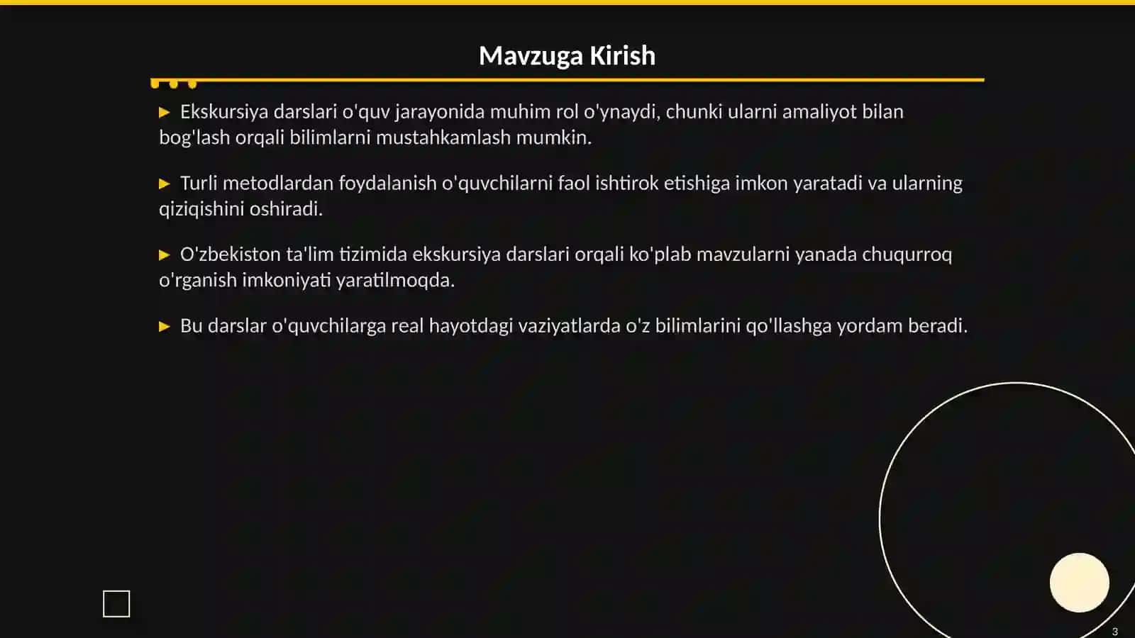 Ekskursiya Darslarida Turli Metodlardan Foydalanish 3