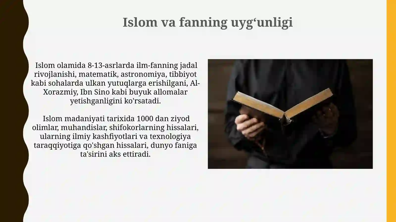 Islom ma'rifat dini 3