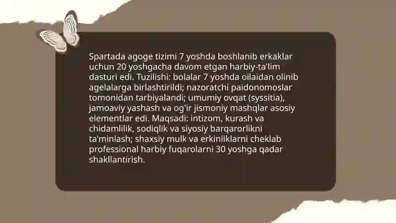 Spartada agoge tizimi 3
