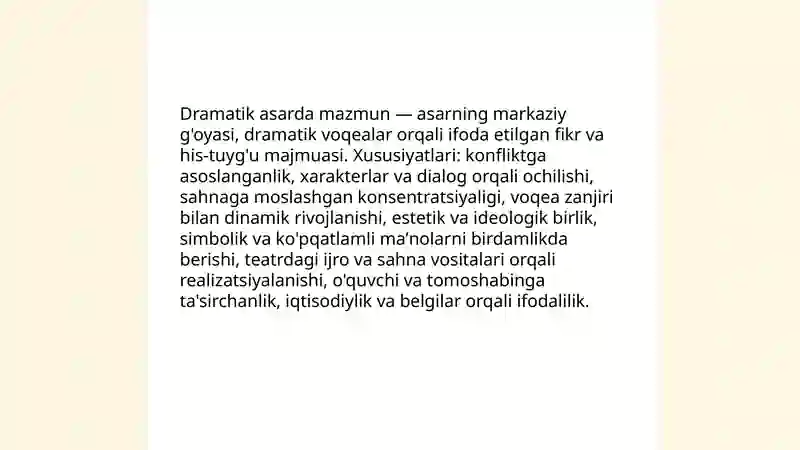 Dramatik asarda mazmun, syujet, fabula 3