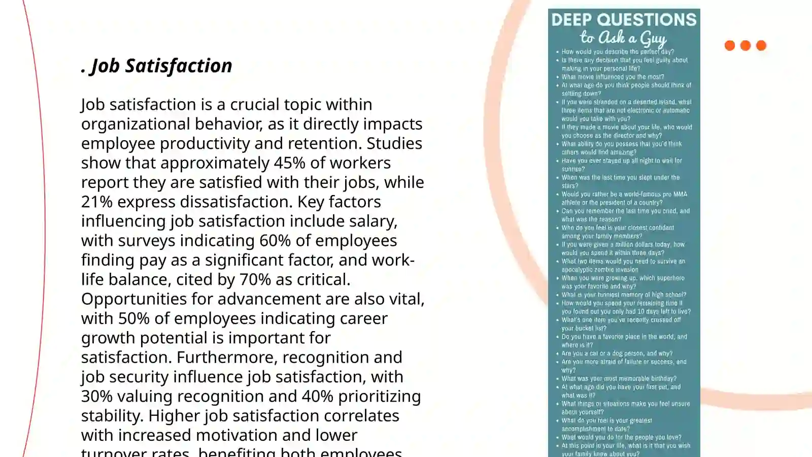 Job Satisfaction 3