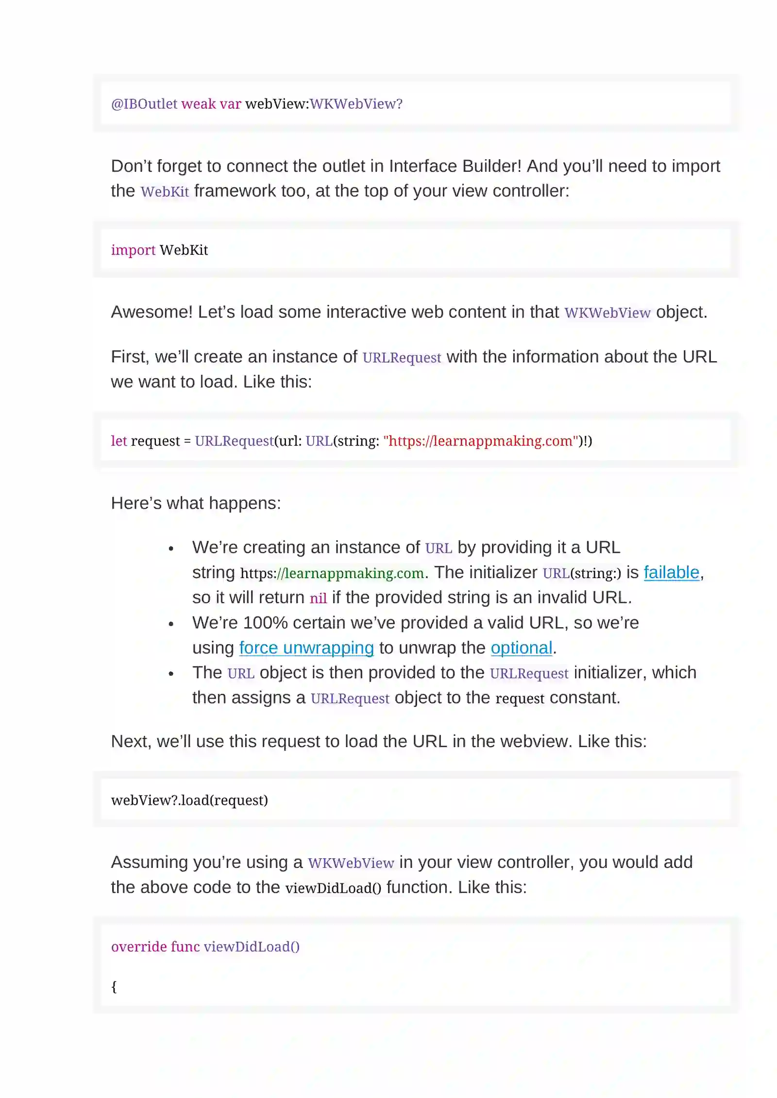 Xcode orqali Web View bilan ishlash 3