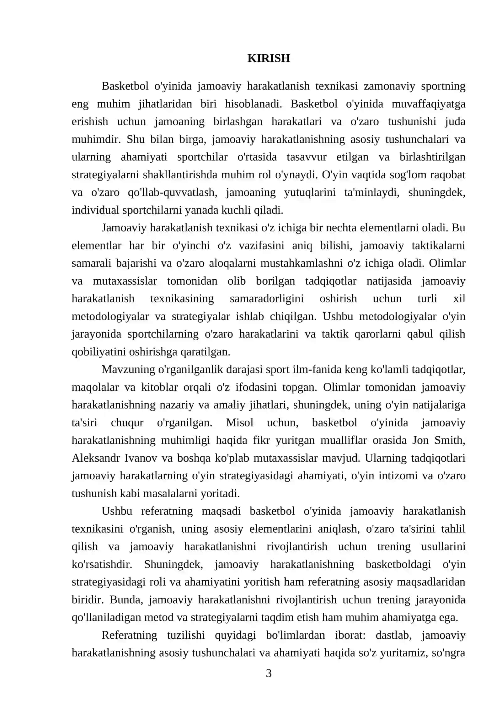 Basketbol o'yinida jamoaviy harakatlanish texnikasi 3