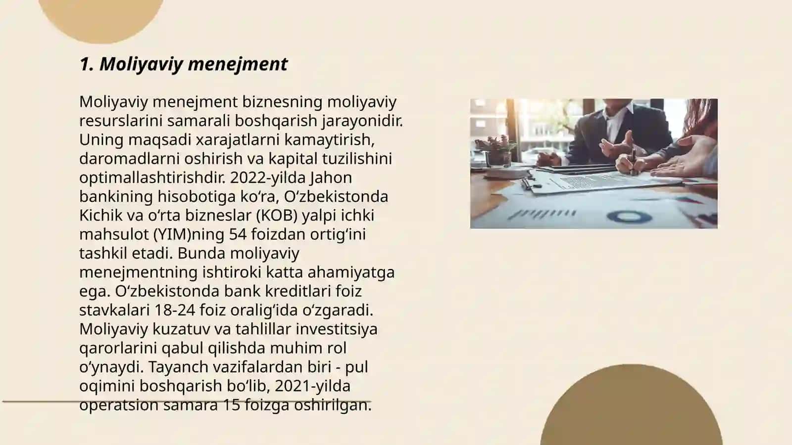 Biznes moliyasi 3