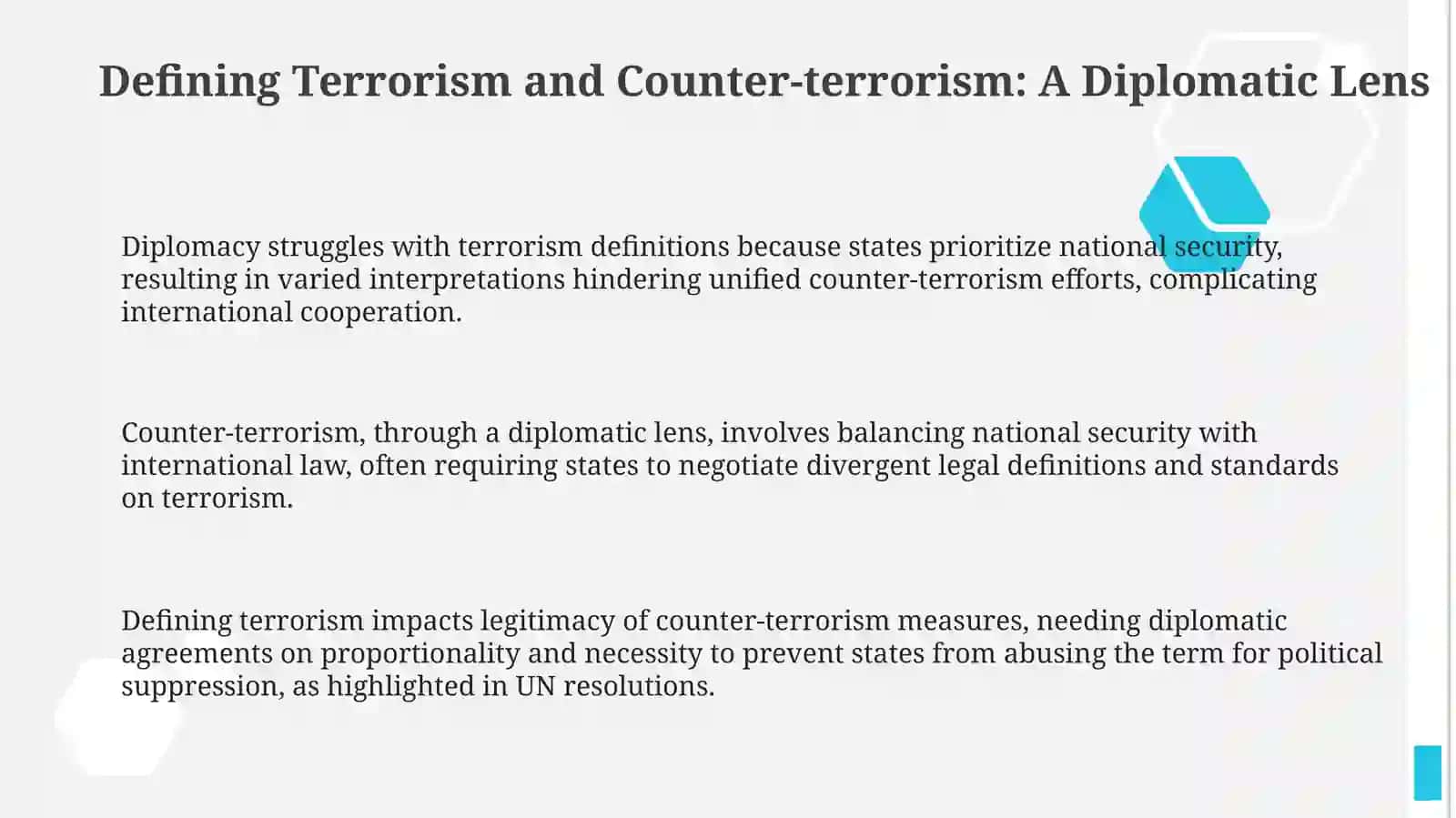 The Diplomatic Arsenal: Counter-Terrorism Strategies 3