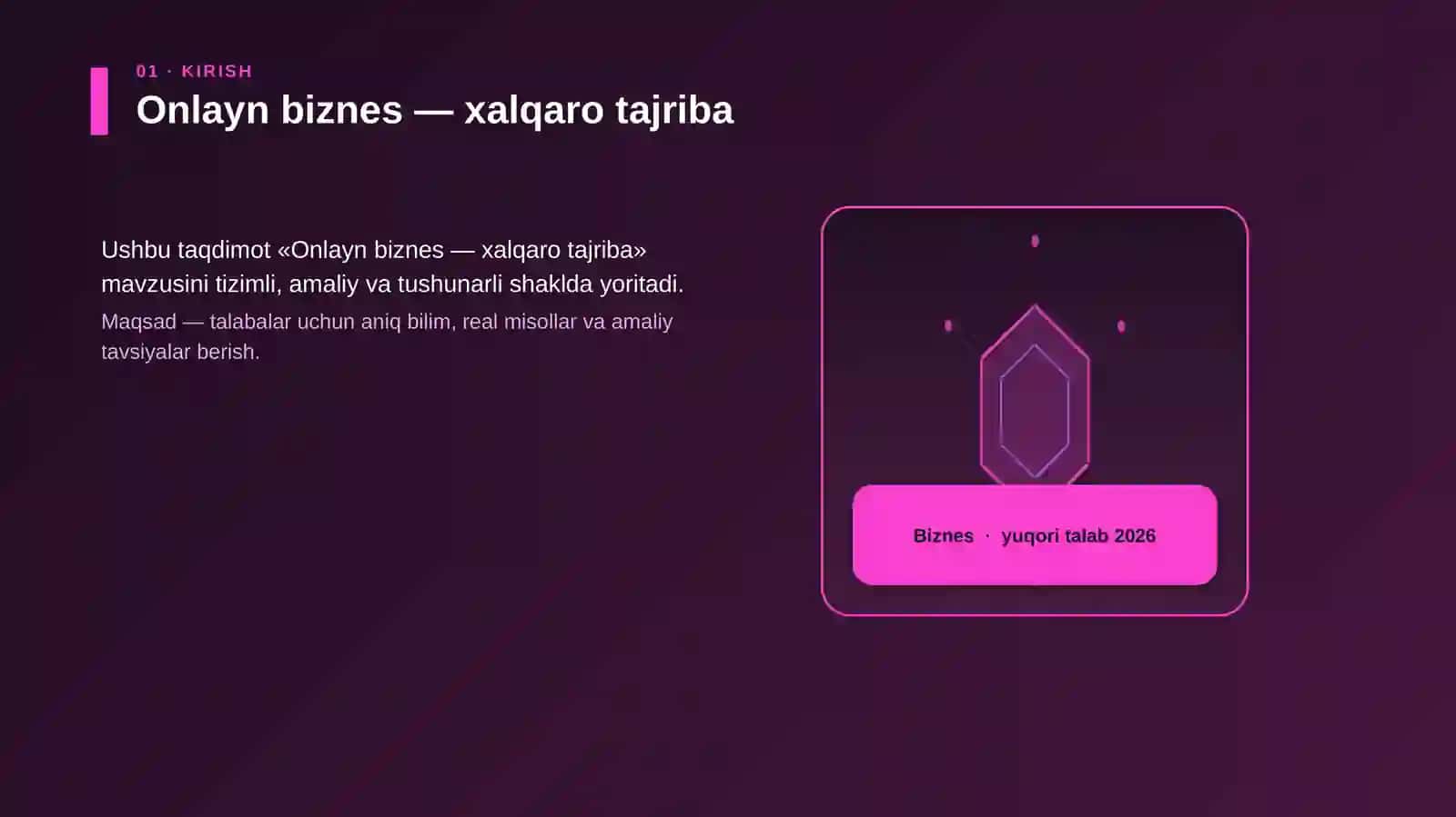 Onlayn biznes — xalqaro tajriba 3