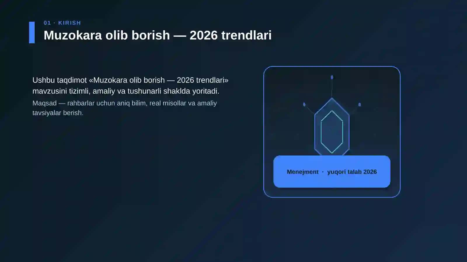 Muzokara olib borish — 2026 trendlari 3