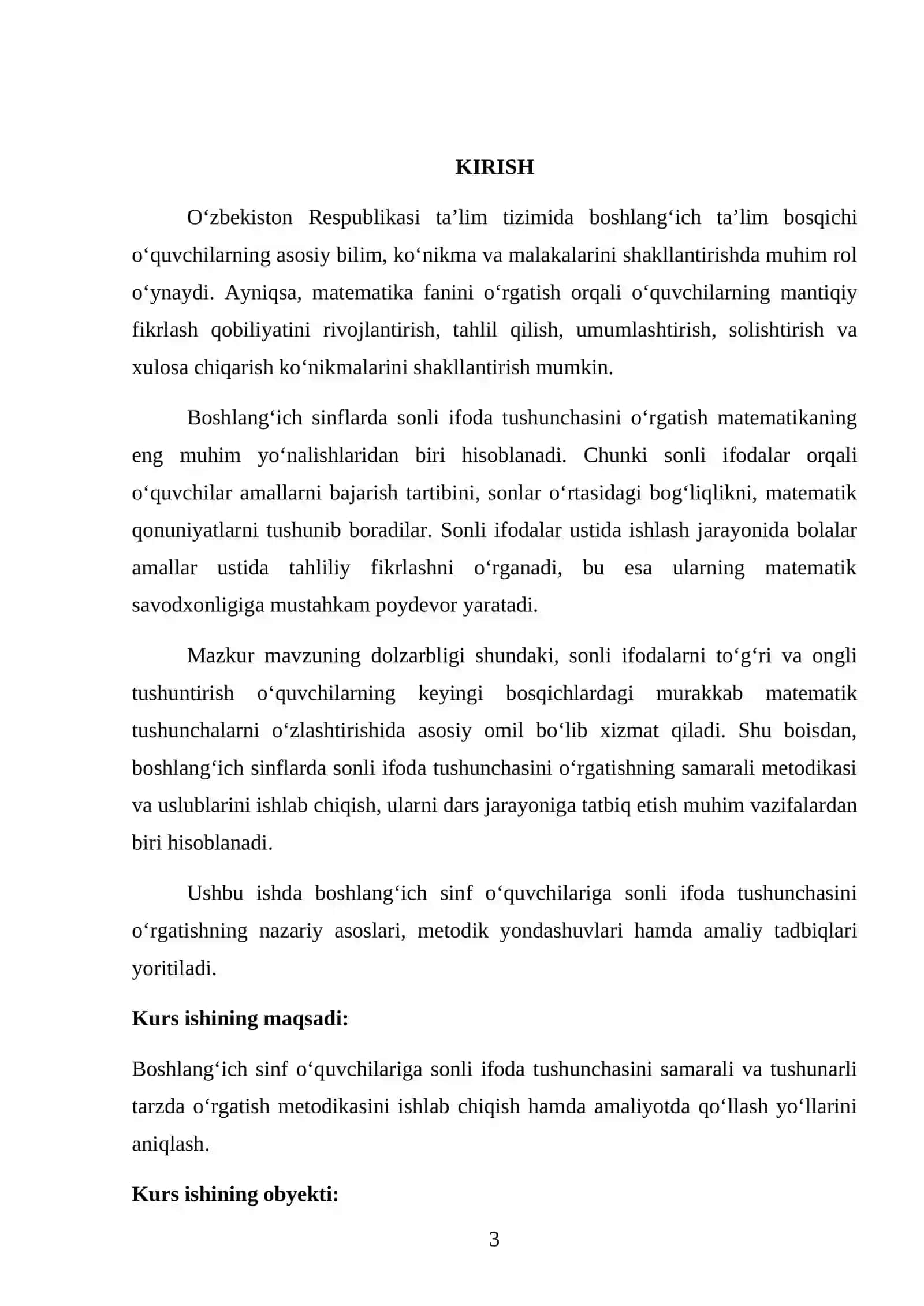 Boshlangich sinflarda sonli ifoda tushunchasini o'rgatish metodikasi 3