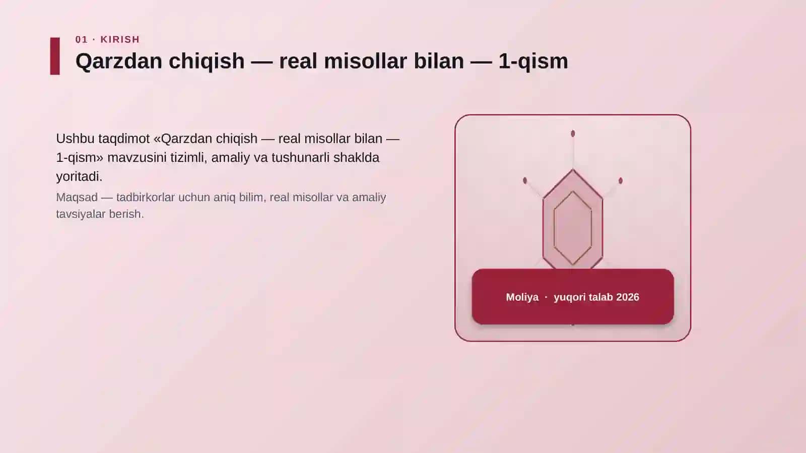 Qarzdan chiqish — real misollar bilan — 1-qism 3