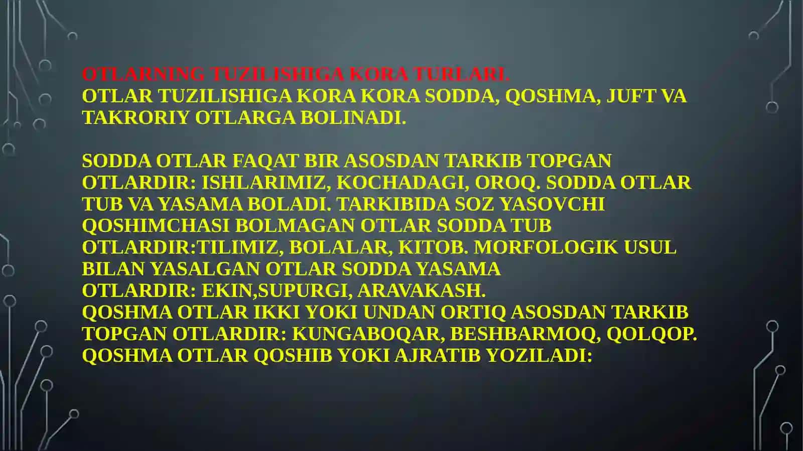 Ot so'z turkumi 3