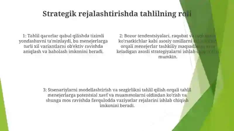 Turli Mulkchilik Shakldagi Xo'Jalik Yurituvchi Subyektlarda Boshqaruv Qarorlari Qabul Qilishda Tahlili Ning Ahamiyati 3