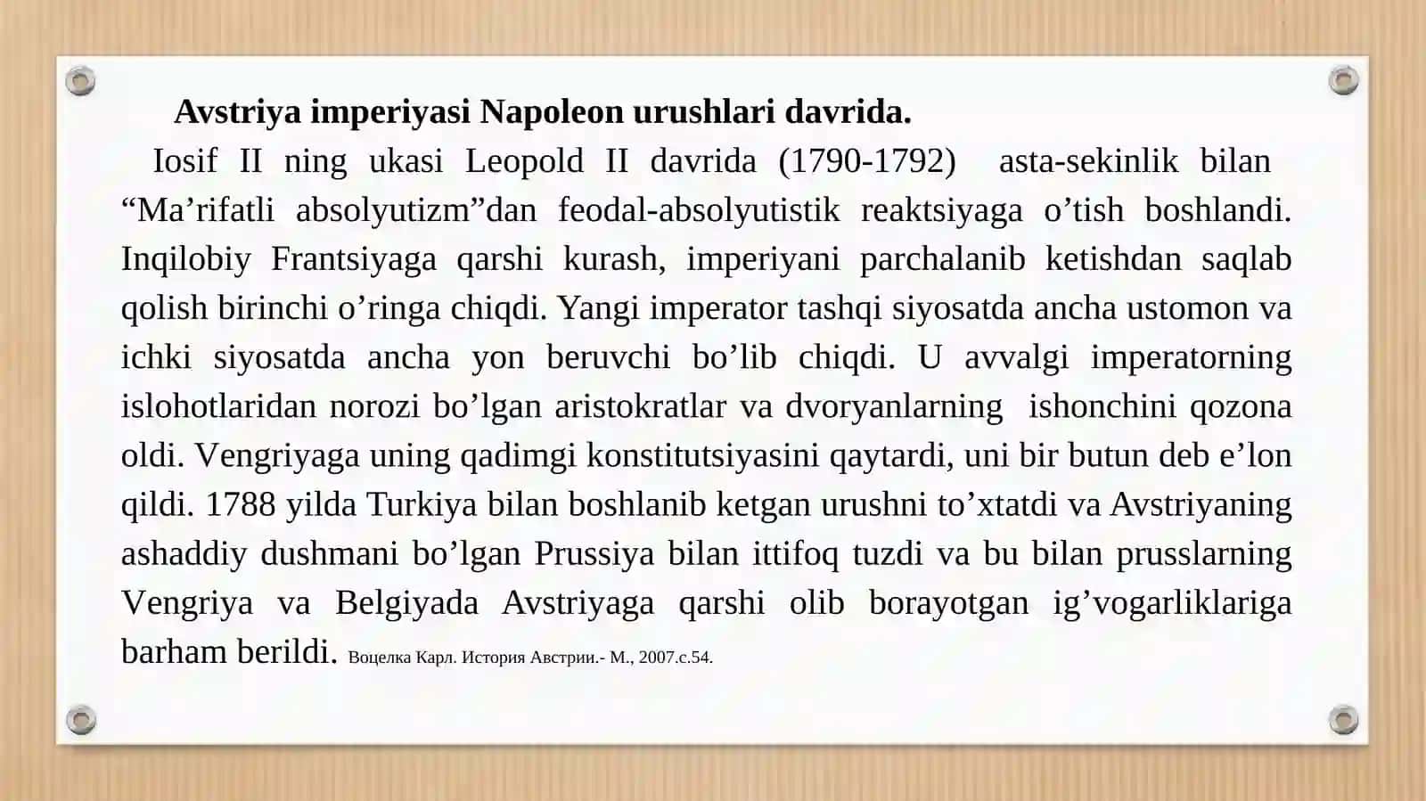 Avstriya impеriyasi XIX asrning 60-yillariga qadar 3