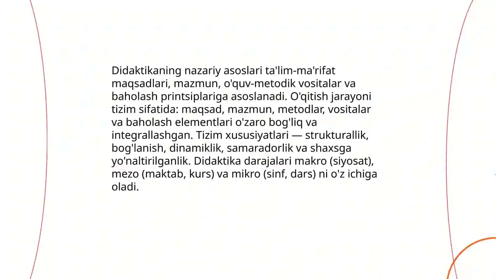 Didaktika - pedagogik ta'lim nazaryasi 3