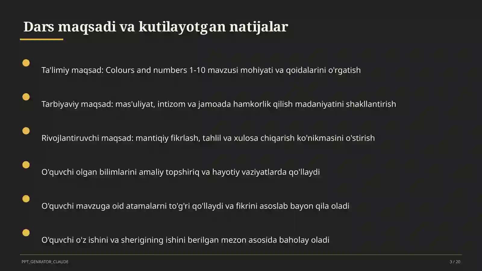 Ingliz tili (1–11) — o'quvchilar uchun 3