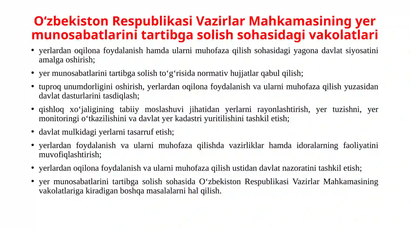 Yer uchastkalarini berish 3