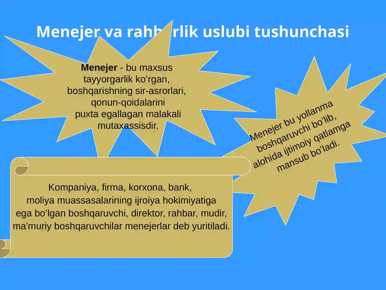 Rahbarning ish vaqtidan samarali foydalanishi haqida. Boshqaruvda vaqtni va maqsadlarni rejalashtirish 3