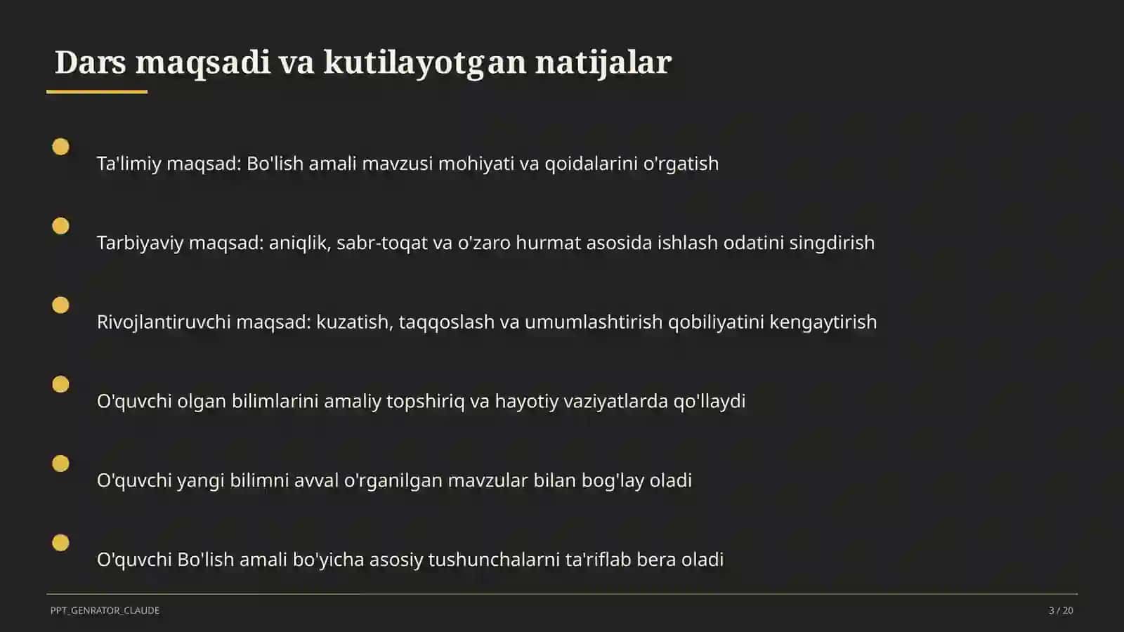 Bo'lish amali (2-sinf) 3