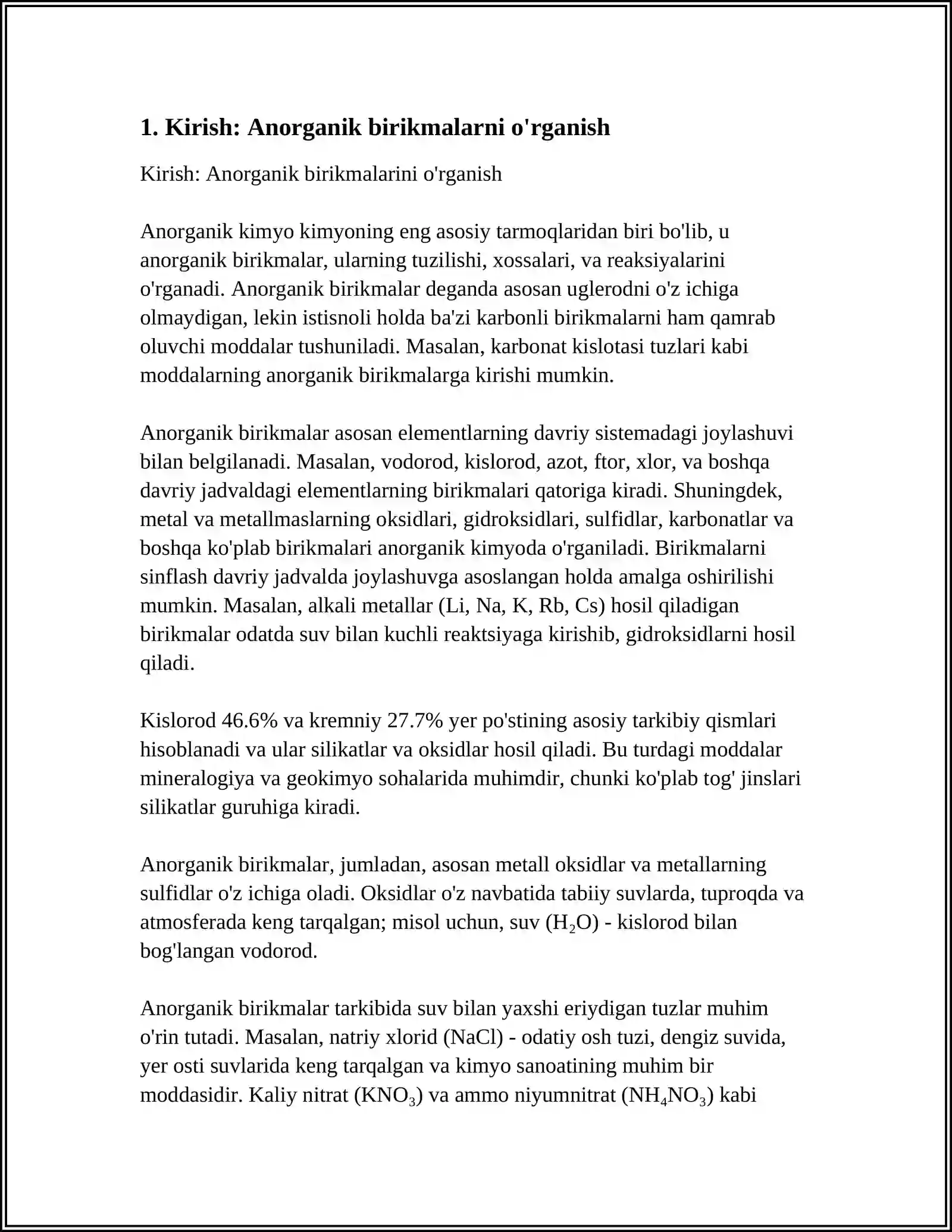 ANORGANIK BRIKMALAR 3