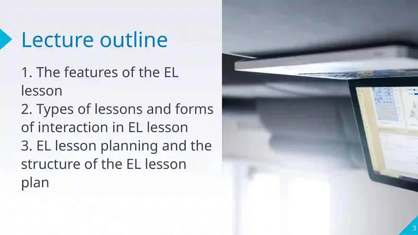Organizing English Lessons 3