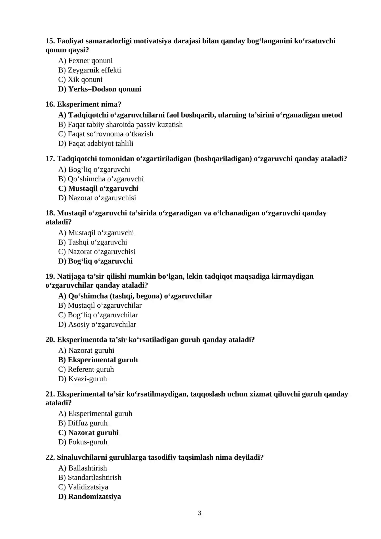 EKSPERIMENTAL PSIXOLOGIYA 3