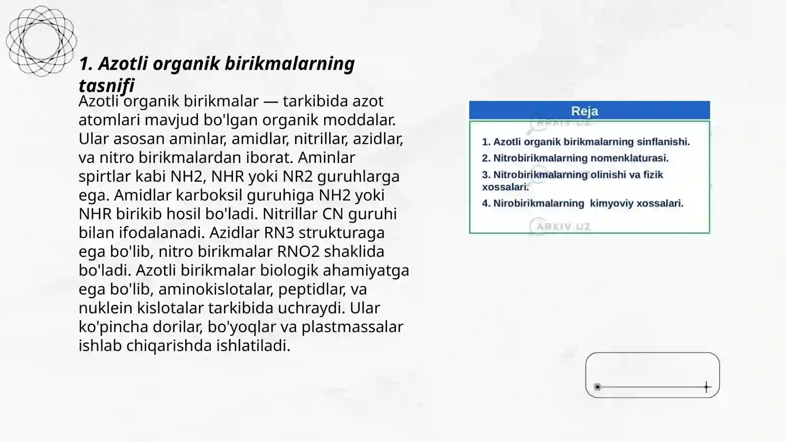 Azotli organik birikmalar 3
